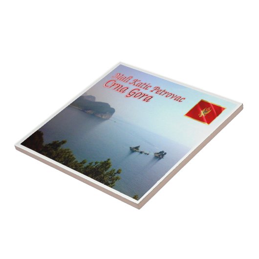 zME015 MALI KATIC PETROVAC, Montenegro Tegeltje (Zijkant)