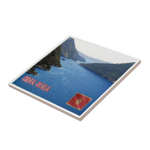 zME018 GOLF VAN KOTOR, Montenegro, Tegeltje