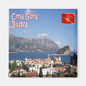 zME020 BUDVA, Montenegro, Fridge Magneet (Voorkant)