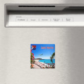 zMF007 SAINT MARTIN, Panorama, Amerika, Fridge Magneet (Insitu (Vaatwasser))