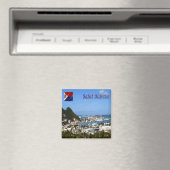 zMF011 SAINT MARTIN, Simpson Bay, Amerika, Fridge Magneet (Insitu (Vaatwasser))