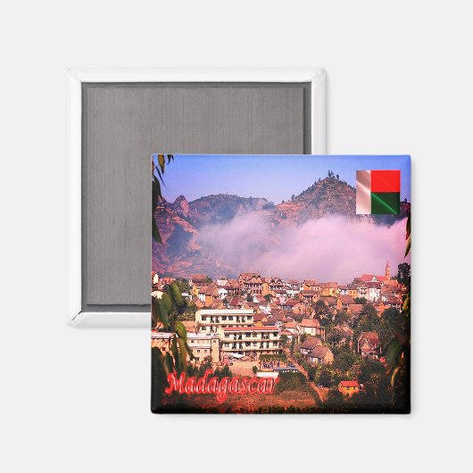 zMG004 MADAGASCAR, Panorama, Afrika, Fridge Magneet (Voorkant / Achterkant)