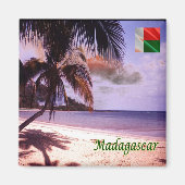 zMG007 MADAGASCAR, Beach, Afrika, Fridge Magneet (Voorkant)