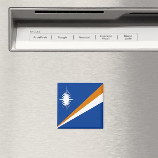 zMH001 FLAG MARSHALL ISLANDS, Oceanië, Fridge Magneet (Insitu (Vaatwasser))
