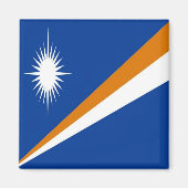 zMH001 FLAG MARSHALL ISLANDS, Oceanië, Fridge Magneet (Voorkant)