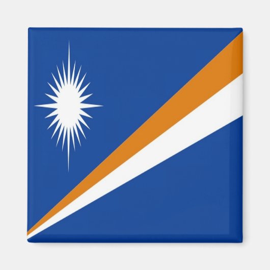 zMH001 FLAG MARSHALL ISLANDS, Oceanië, Fridge Magneet (Voorkant)