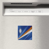 zMH002 WAVING VLAG, MARSHALLEILANDEN Magneet (Insitu (Vaatwasser))