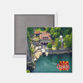 zMK004 SKOPJE MATKA, Noord-Macedonië, Fridge Magneet (Voorkant / Achterkant)