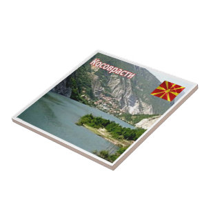 zMK011 DOLNO KOSOVRASTI River Radika, Tegeltje