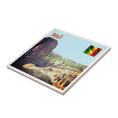 zML005 MALI, Begnimatou, Afrika, Tegeltje (Zijkant)