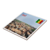 zML006 MALI, Endelou, Afrika, Tegeltje (Zijkant)