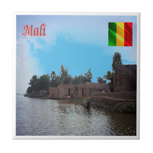 zML007 MALI, Kakalodaga, Afrika, Tegeltje (Voorkant)