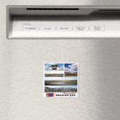 zMN003 MONGOLIA mozaïek, Azië, Fridge Magneet (Insitu (Vaatwasser))