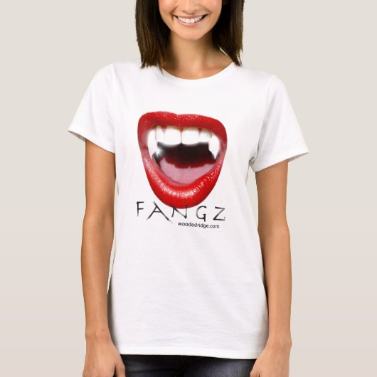 Zmouth voor Zzzle T T-shirt (Voorkant)