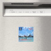 zMP005 SAIPAN, NOORDELIJKE MARIANA-EILANDEN, Fridg Magneet (Insitu (Vaatwasser))