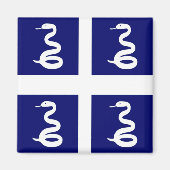 zMQ001 MARTINIQUE, Vlag, Amerika, Fridge Magneet (Voorkant)