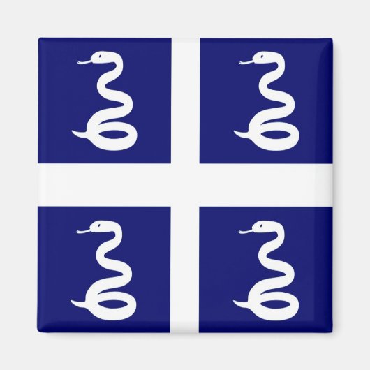 zMQ001 MARTINIQUE, Vlag, Amerika, Fridge Magneet (Voorkant)