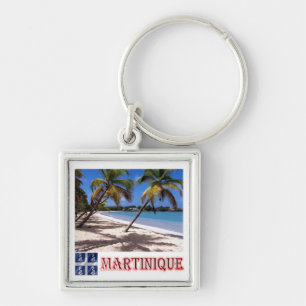zMQ005 MARTINIQUE, LES SALINES Beach, Sleutelhanger