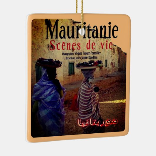 zMR004 MAURITANIË, Afrika, Keramisch Ornament (Rechts)