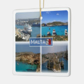 zMT005 THE BLUE LAGOON, Malta, Keramisch Ornament (Links)