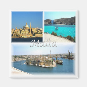 zMT006 VALLETTA, Malta, Europa, Fridge Magneet