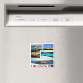 zMT007 MALTA "I Love", Fridge Magneet (Insitu (Vaatwasser))