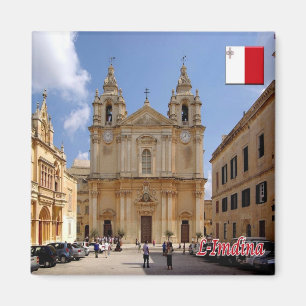 zMT008 MDINA "The Silent City", Malta, Fridge Magneet