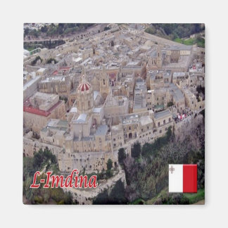 zMT009 MDINA SkyLine, Malta, Fridge Magneet