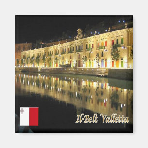 zMT011 IL-BELT waterfront VALLETTA, Malta, Fridge Magneet