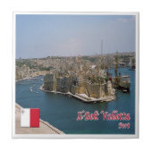 zMT013 IL BELT VALLETTA port, Malta, Tegeltje (Voorkant)
