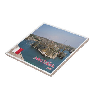 zMT013 IL BELT VALLETTA port, Malta, Tegeltje