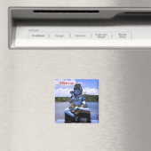 zMU004 MAURITIUS, God Shiva, Afrika, Fridge Magneet (Insitu (Vaatwasser))