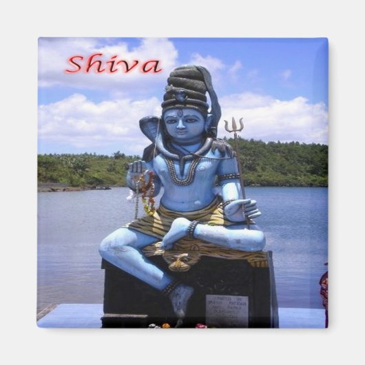 zMU004 MAURITIUS, God Shiva, Afrika, Fridge Magneet (Voorkant)