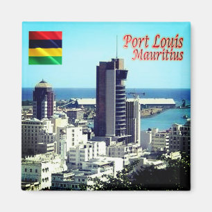 zMU014 PORT LOUIS, Mauritius, Afrika, Fridge Magneet
