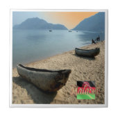 zMW005 MALAWI, Malawimeer, Afrika, Tegeltje (Voorkant)