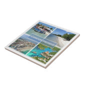 zMX003 CANCUN, Mosaic, Mexico, Amerika, Tegeltje (Zijkant)