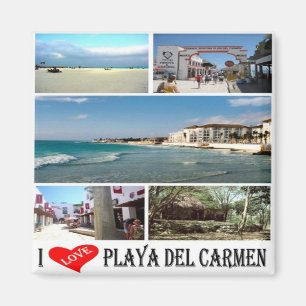 zMX007 MEXICO, Playa Del Carmen I Love, Fridge Magneet