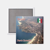 zMX012 PUERTO ESCONDIDO, Mexico, Oaxaca, Fridge Magneet (Voorkant / Achterkant)