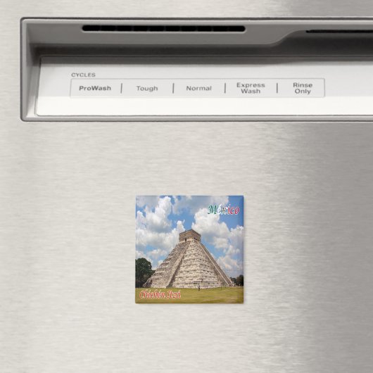 zMX018 CHICHEN ITZA, Mexico, Amerika, Fridge Magneet (Insitu (Vaatwasser))