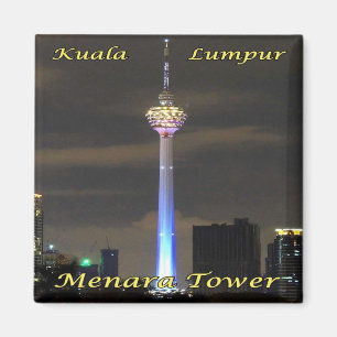 zMY007 MENARA TOWER Kuala Lumpur, Maleisië, Azië, Magneet