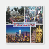 zMY014 Petaling Street KUALA LUMPUR Jamek Mosque Magneet (Voorkant)