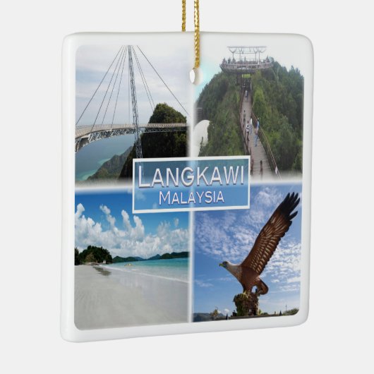 ZMY015 Kedah-strand, LANGKAWI, Maleisië, Fridge Ma Keramisch Ornament (Rechts)