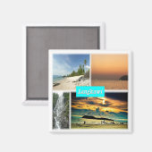 zMY016 LANGKAWI, Maleisië, Azië, Fridge Magneet (Voorkant / Achterkant)