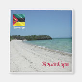 zMZ004 MOZAMBIQUE, Beach, Afrika, Fridge Magneet (Voorkant)
