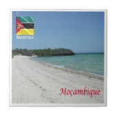 zMZ004 MOZAMBIQUE, Strand, Afrika, Tegeltje (Voorkant)
