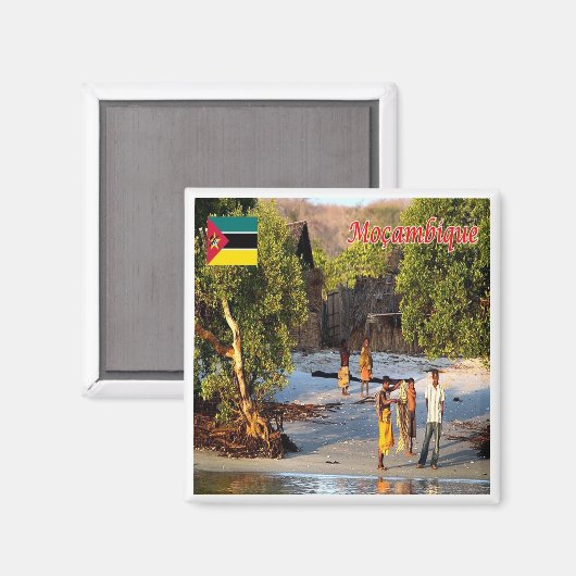zMZ005 MOZAMBIQUE, Panorama, Afrika, Fridge Magneet (Voorkant / Achterkant)