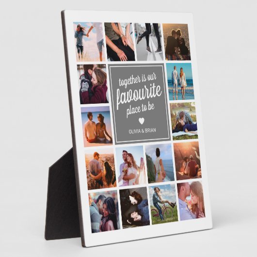 Z'n 16-fotocollage fotoplaat (Zijkant)