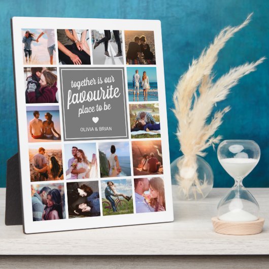 Z'n 16-fotocollage fotoplaat (Zijkant)