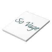 Z'n gezicht notitieblok (Linkerzijde)