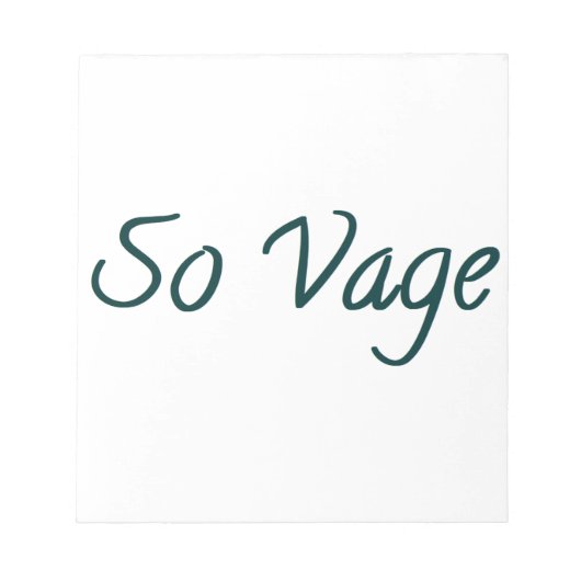 Z'n gezicht notitieblok (Voorkant)